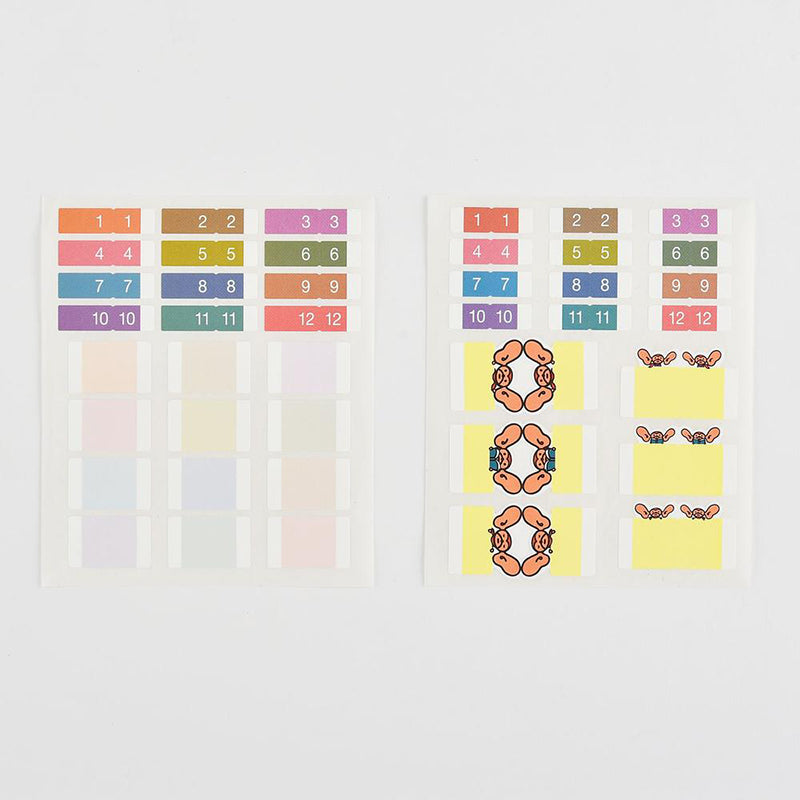2026 Hobonichi Accessories: Index Stickers