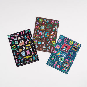 IN STOCK: 2024 Hobonichi A6 Folder Set of 3 - Yumi Kitagishi: Little Gifts