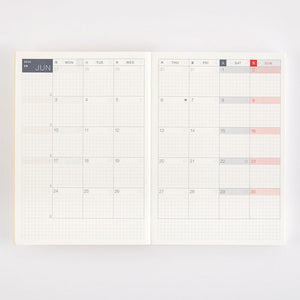 Late OCT Pre Order: 2024 Hobonichi Techo Cousin Book - A5 (English ver.)