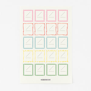 Hobonichi Accessories: Frame Stickers for Dates