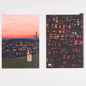 Late OCT Pre Order: 2024 Hobonichi A5 Pencil Board - Hiroko Kubota: Count the Lights