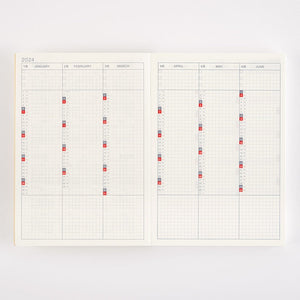 Late OCT Pre Order: 2024 Hobonichi Techo Cousin Book - A5 (English ver.)