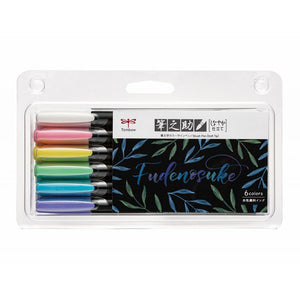 Tombow Fudenosuke Brush Pens - Pastel Colours