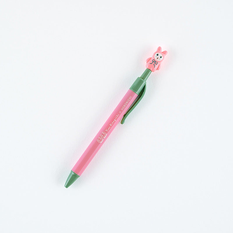 2027 Hobonichi Accessories: Yumi Kitagishi - Ballpoint Pen (White Cat Bunny)