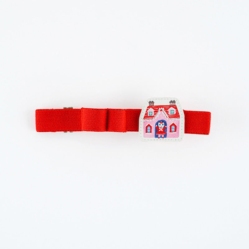 2027 Hobonichi Accessories: Yumi Kitagishi - Book Band with Charm (White Cat)