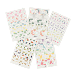 Hobonichi Accessories: Frame Stickers for Dates