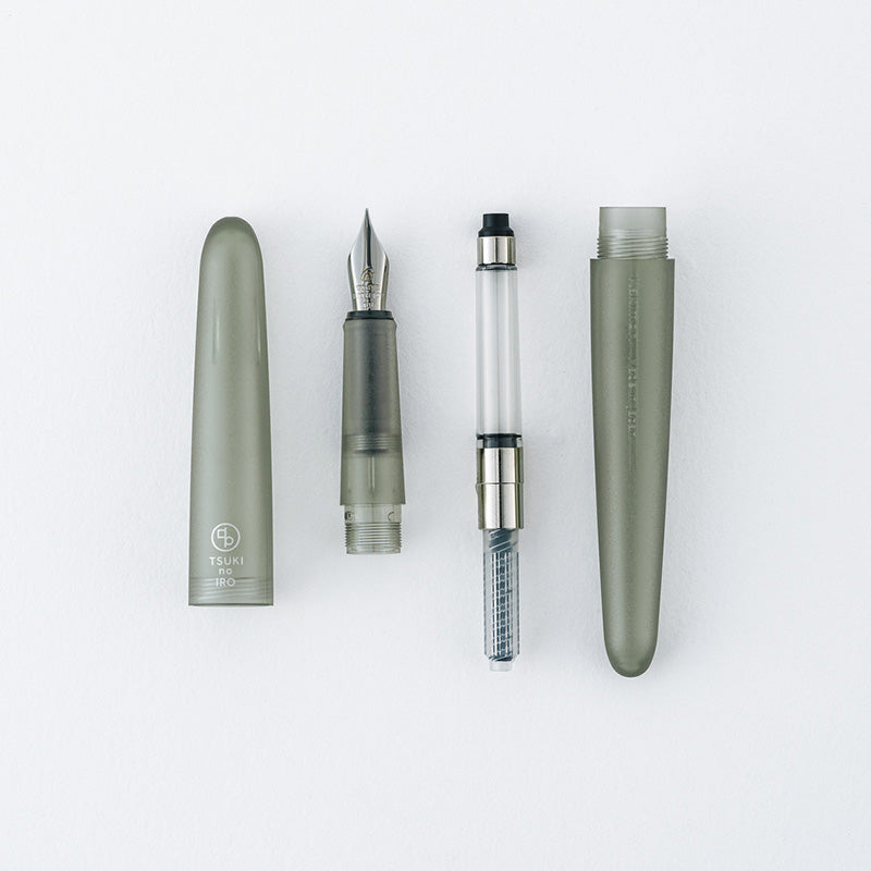 2027 Hobonichi Accessories: Kakimori x TSUKI no IRO - Frost Fountain Pen (Extra Fine) - Hobonichi Techo Exclusive Color