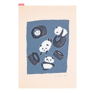Hobonichi A5 Pencil Board - Jin Kitamura: Love It Panda