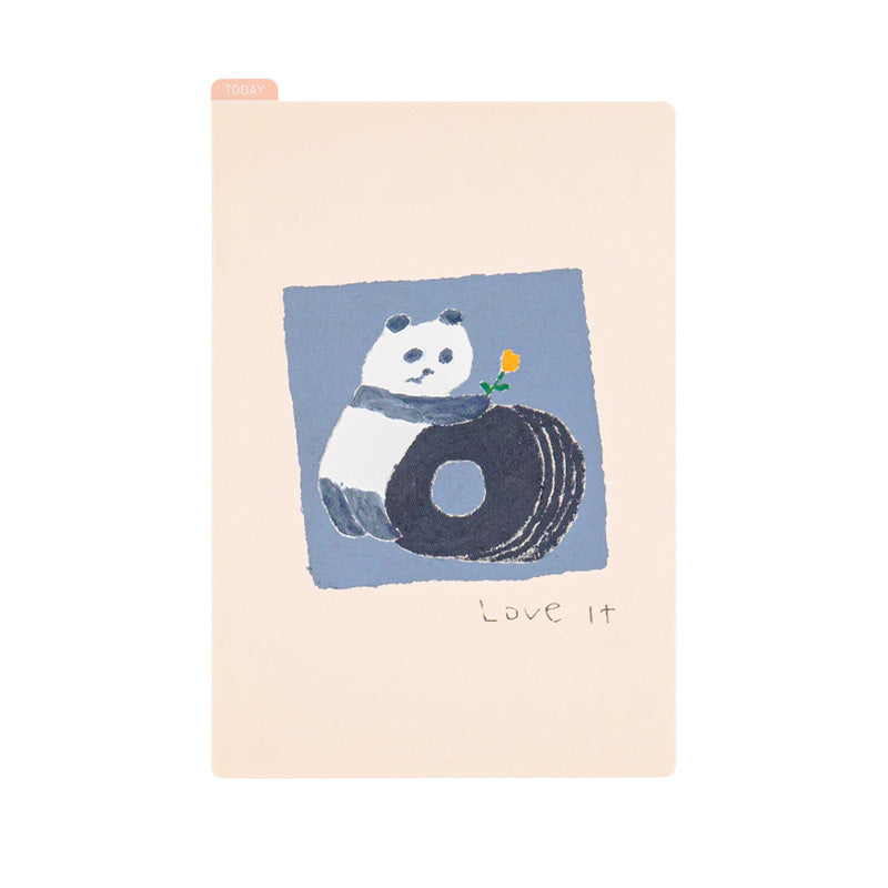 2024 Hobonichi A6 Pencil Board - Jin Kitamura: Love It Panda