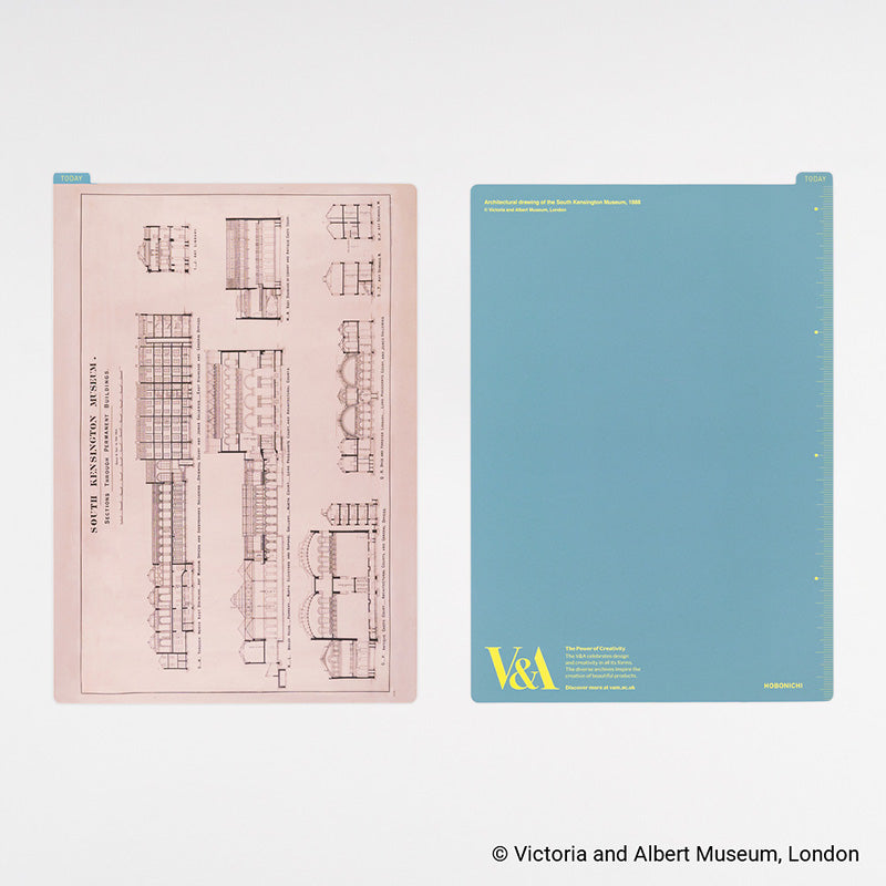 2027 Hobonichi Accessories: V&A Series - Hobonichi Pencil Board for A5 Size (Architectural Drawing)