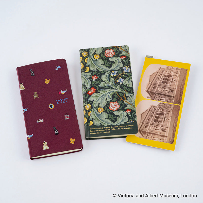 2027 Hobonichi Accessories: V&A Series - Hobonichi Pencil Board for Weeks (Museum Stereographic Photograph)