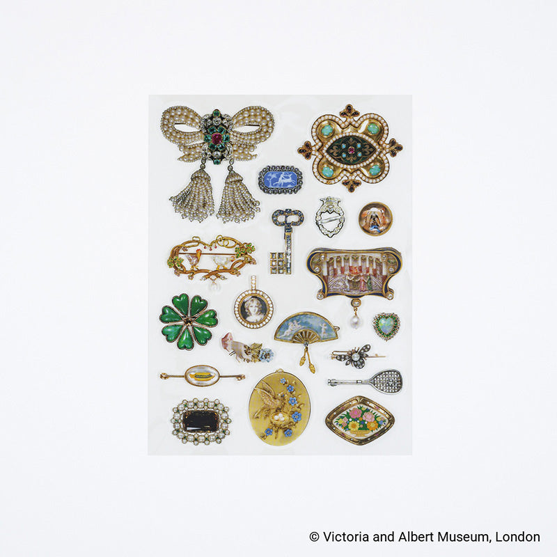2027 Hobonichi Accessories: V&A Series - Almost Actual-Size Jewellery Stickers