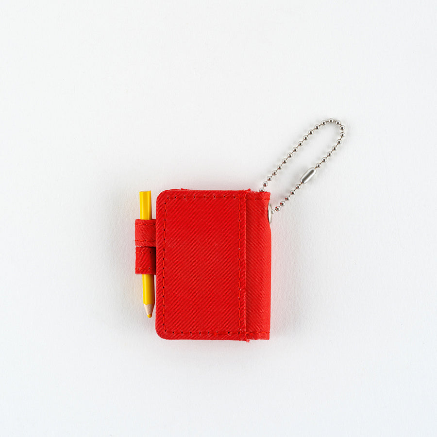 2027 Hobonichi Accessories: Hobonichi Techo Mini Keychain (Red)