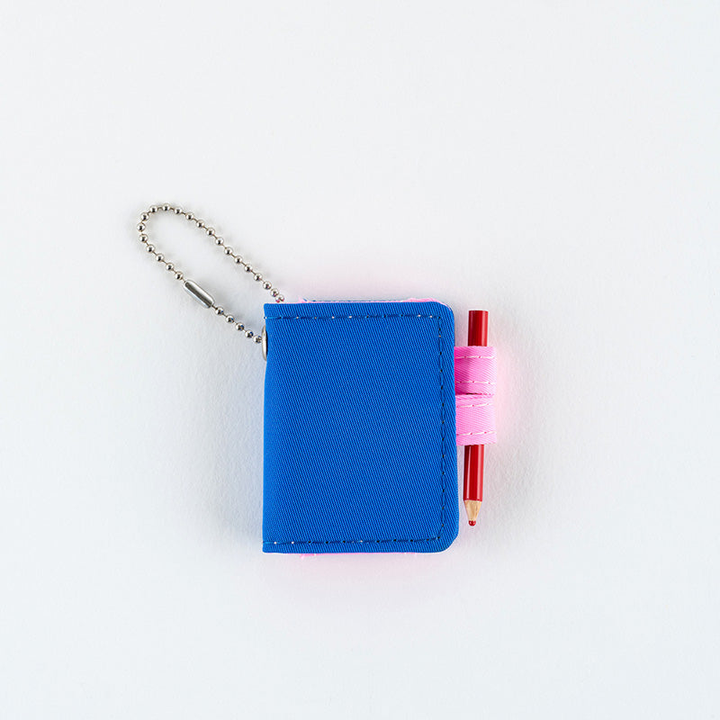 2027 Hobonichi Accessories: Hobonichi Techo Mini Keychain (Blue x Pink)