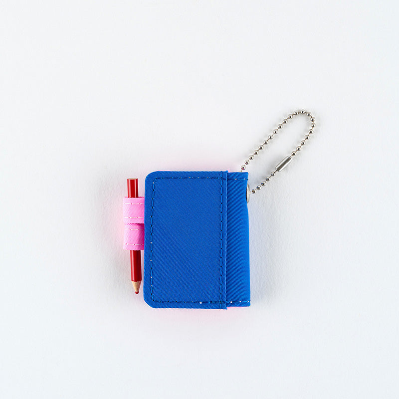 2027 Hobonichi Accessories: Hobonichi Techo Mini Keychain (Blue x Pink)