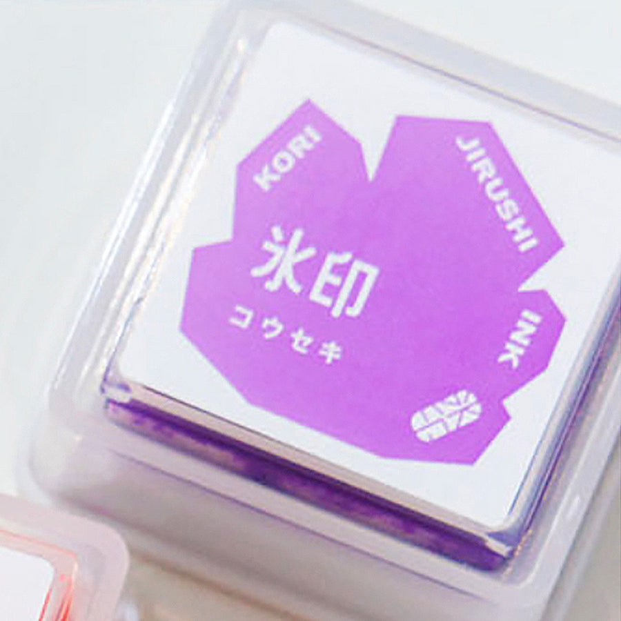 King Jim Kori Jirushi Stamp Pad - Fluorescent Purple Crystal