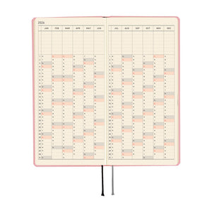 2026 Hobonichi Weeks: Colors - Strawberry Milk