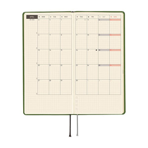 2026 Hobonichi Weeks MEGA: Colors - Antique Green