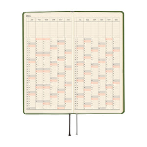 2026 Hobonichi Weeks MEGA: Colors - Antique Green