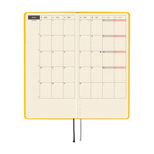 2026 Hobonichi Weeks MEGA: Colors - Full Moon Yellow
