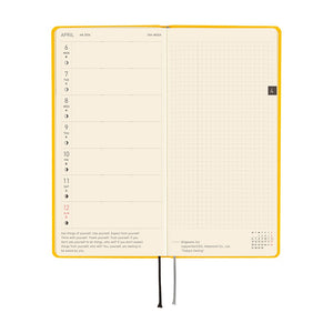 2026 Hobonichi Weeks MEGA: Colors - Full Moon Yellow