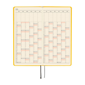 2026 Hobonichi Weeks MEGA: Colors - Full Moon Yellow
