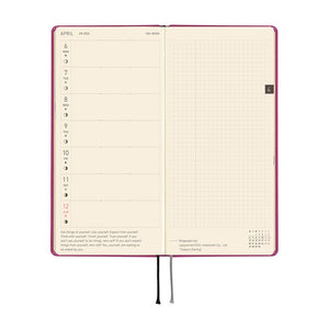 2026 Hobonichi Weeks MEGA: Colors - Peony Purple