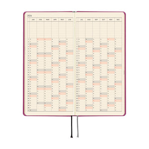 2026 Hobonichi Weeks MEGA: Colors - Peony Purple