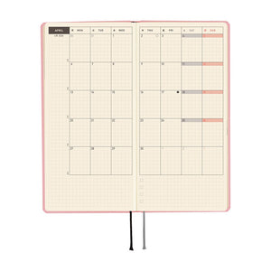 2026 Hobonichi Weeks MEGA: Colors - Strawberry Milk