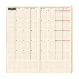 2026 Hobonichi Weeks MEGA: Sneaker - Indigo Black