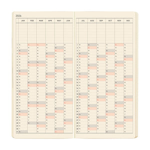 2026 Hobonichi Weeks MEGA: Sneaker - Indigo Black