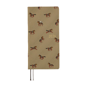 2026 Hobonichi Weeks MEGA: Bow & Tie - Galloping Horses