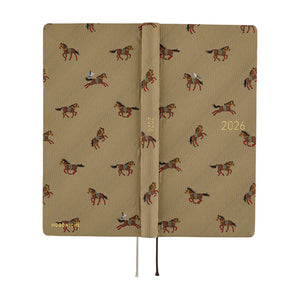 2026 Hobonichi Weeks MEGA: Bow & Tie - Galloping Horses