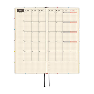 2026 Hobonichi Weeks: 100%ORANGE - Squirrel’s Moving Day
