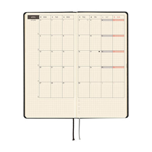 2026 Hobonichi Weeks: Paper Series - Black Gingham