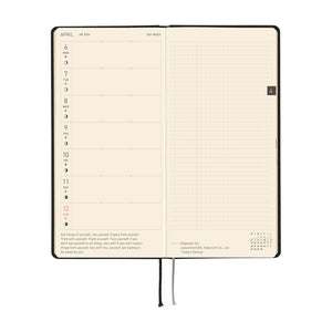2026 Hobonichi Weeks: Paper Series - Black Gingham