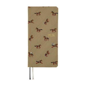 2026 Hobonichi Weeks: Bow & Tie - Galloping Horses