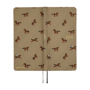 2026 Hobonichi Weeks: Bow & Tie - Galloping Horses