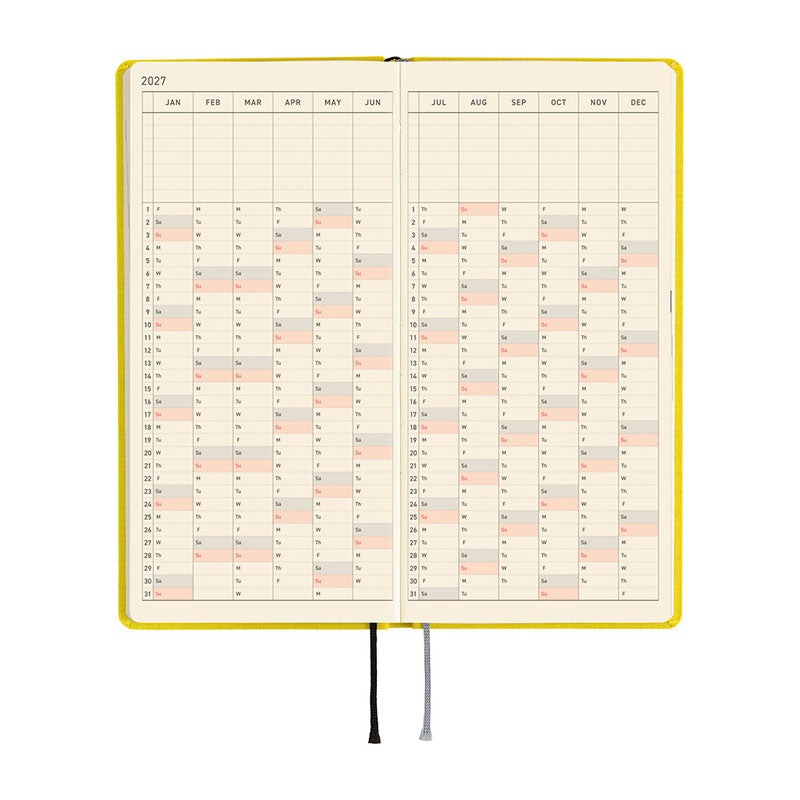 2027 Hobonichi Weeks MEGA: Colors - Canaria Yellow