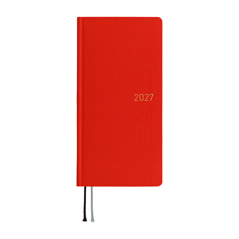 2027 Hobonichi Weeks MEGA: Colors - Poppy Red