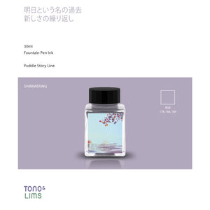 Tono & Lims Fountain Pen Ink - Puddle Story - The Past Called Tomorrow, A Repetition of Newness