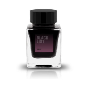 Tono & Lims Fountain Pen Ink - BLACK LIST - Red