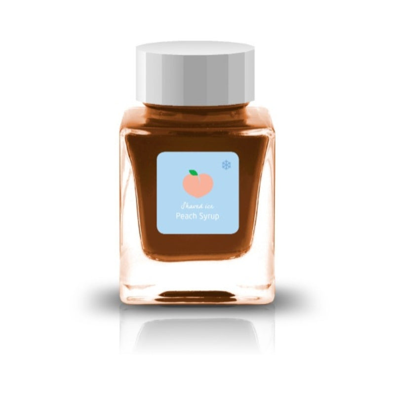 Tono & Lims Fountain Pen Ink - Shaved Ice - Peach Syrup