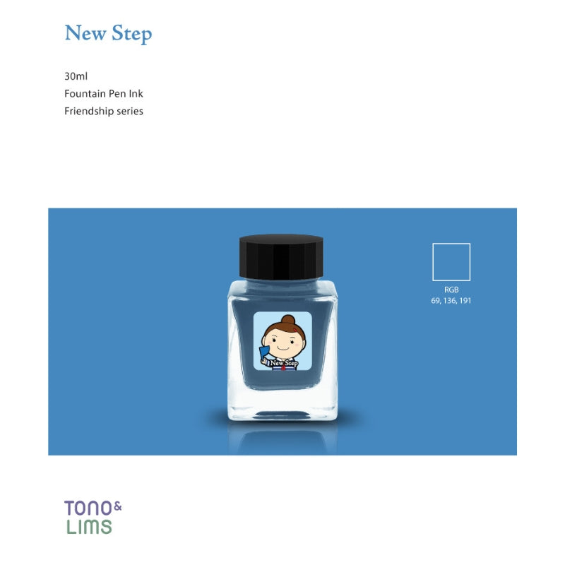 Tono & Lims Fountain Pen Ink - Friendship - New Step