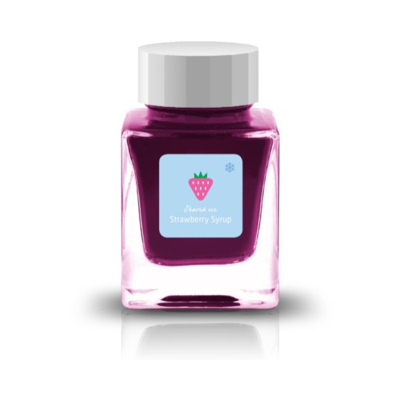 Tono & Lims Fountain Pen Ink - Shaved Ice - Strawberry Syrup