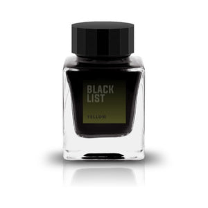 Tono & Lims Fountain Pen Ink - BLACK LIST - Yellow