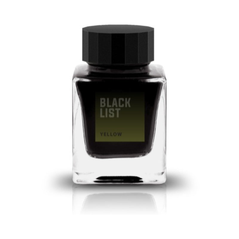 Tono & Lims Fountain Pen Ink - BLACK LIST - Yellow