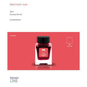 Tono & Lims Fountain Pen Ink - Watermelon Juice
