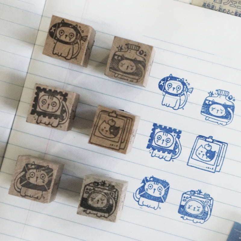 Black Milk Project Rubber Stamp - Neko Mail (S) - Mail