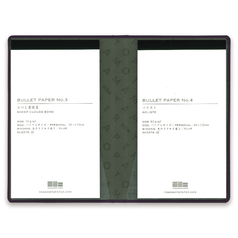Yamamoto Paper BULLET JOTTER Gabardine - Black